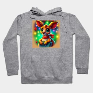 Cute Kangaroo Drawing Hoodie